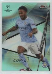 Raheem Sterling [Aqua Refractor] Soccer Cards 2020 Topps Finest UEFA Champions League Prices