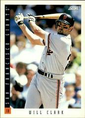 Will Clark #22 Baseball Cards 1993 Score Prices