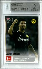 Jadon Sancho #6 Soccer Cards 2019 Topps Now Bundesliga Prices