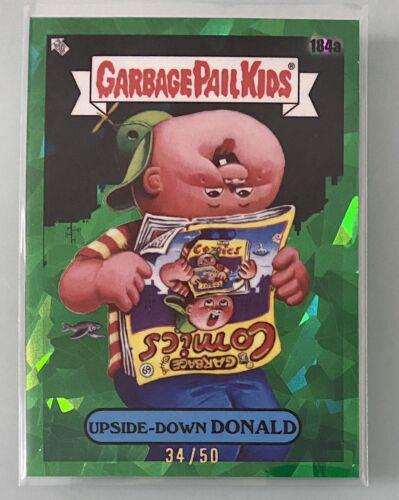 Upside-Down DONALD [Green] #184a Garbage Pail Kids 2022 Sapphire