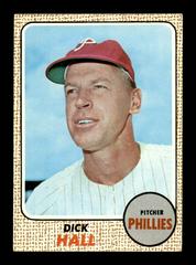 Dick Hall #17 Baseball Cards 1968 Topps Milton Bradley Prices