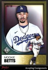 Mookie Betts [Gold Refractor Variation] #1 Baseball Cards 2023 Topps Transcendent Prices