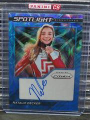 Natalie Decker [Carolina Blue Scope] #SS-ND Racing Cards 2021 Panini Prizm Spotlight Signatures Prices