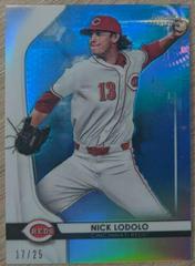 Nick Lodolo [Blue Refractor] #BPR-10 Baseball Cards 2020 Bowman Sterling Prices