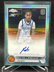 Rob Dillingham [Green] #CA-RD2 Basketball Cards 2022 Topps Chrome OTE Overtime Elite Autographs Prices