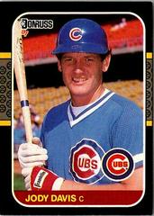 Jody Davis #48 Baseball Cards 1987 Leaf Prices