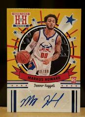 Markus Howard #HH-MHW Basketball Cards 2020 Panini Chronicles Hometown Heroes Rookie Autographs Prices