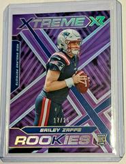 Bailey Zappe [Purple] #XTR-28 Football Cards 2022 Panini XR Xtreme Rookies Prices