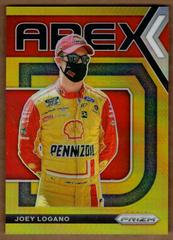 Joey Logano [Gold] #A8 Racing Cards 2021 Panini Prizm Apex Prices