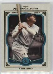 Babe Ruth [Turquoise Asia] #68 Baseball Cards 2013 Topps Museum Collection Prices