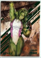 She-Hulk [Green Foil] #64 Marvel 2022 Ultra Avengers Prices