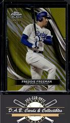 Freddie Freeman [Gold Refractor] #12 Baseball Cards 2024 Topps Chrome Black Prices