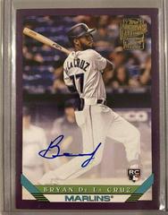 Bryan De La Cruz [Purple] Baseball Cards 2022 Topps Archives 1993 Fan Favorites Autographs Prices