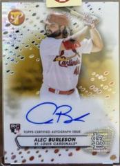 Alec Burleson [Gold] #PA-AB Baseball Cards 2023 Topps Pristine Autographs Prices