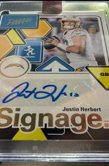 Justin Herbert #SG-JH Football Cards 2022 Panini Prestige Signage Prices