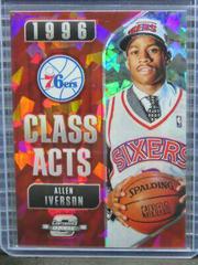 Allen Iverson [Red Cracked Ice] Basketball Cards 2018 Panini Contenders Optic Class Acts Prices