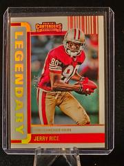 Jerry Rice [Gold] Football Cards 2022 Panini Contenders Legendary Prices
