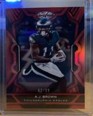 A. J. Brown [Red] #97 Football Cards 2022 Panini Certified Prices