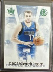 Luka Doncic [Jade] #17 Basketball Cards 2022 Panini Court Kings Double Exposure Prices