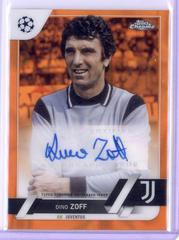 Dino Zoff [Orange Lava] Soccer Cards 2022 Topps Chrome UEFA Club Competitions Autographs Prices