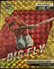 Nicholas Castellanos [Orange Fluorescent] #BF-11 Baseball Cards 2022 Panini Mosaic Big Fly Prices
