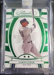 Aaron Judge [Emerald] #8 Baseball Cards 2022 Panini Flawless Prices