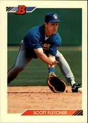 Scott Fletcher #7 Baseball Cards 1992 Bowman Prices