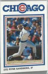 Ryne Sandberg #23 Baseball Cards 1987 Cubs David Berg Prices