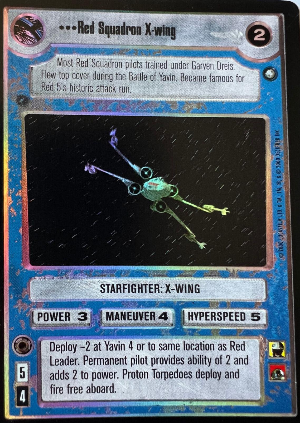 Red Squadron X-wing [Foil] Prices | Star Wars CCG Reflections II | Star ...