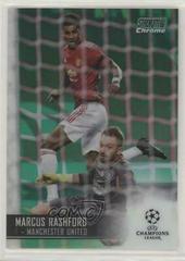 Marcus Rashford [Green Refractor] Soccer Cards 2020 Stadium Club Chrome UEFA Champions League Prices