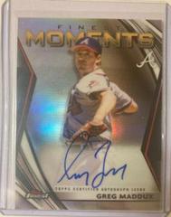 Greg Maddux #FMA-GM Baseball Cards 2021 Topps Finest Moments Autographs Prices