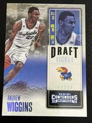 Andrew Wiggins [Draft Ticket] #5 Basketball Cards 2016 Panini Contenders Draft Picks Prices