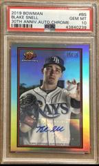 Blake Snell [Orange Refractor] #B30-BS Baseball Cards 2019 Bowman 30th Anniversary Prices