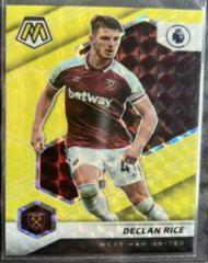 Declan Rice [Gold Fluorescent] Soccer Cards 2021 Panini Mosaic Premier League Prices
