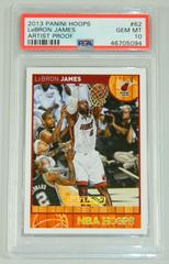 LeBron James [Artist Proof] #62 Basketball Cards 2013 Panini Hoops Prices