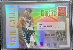 Jalen Green #6 Basketball Cards 2021 Panini Illusions Mail Call Prices