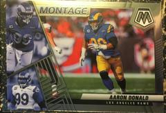 Aaron Donald #M-28 Football Cards 2022 Panini Mosaic Montage Prices
