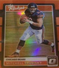 Mitchell Trubisky [Red] Football Cards 2017 Panini Donruss Optic the Rookies Prices