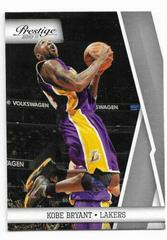 Kobe Bryant 2010-11 Prestige #15 Hardcourt Heroes Basketball Card Jersey  Swatch