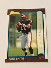 Akili Smith [Gold] #156 Football Cards 1999 Bowman Prices