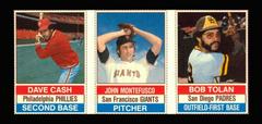 Cash, Montefusco, Tolan [Hand Cut Panel] Baseball Cards 1976 Hostess Prices