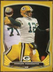 Aaron Rodgers [Gold] #11 Football Cards 2014 Bowman Prices