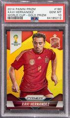 Xavi Hernandez [Gold Prizm] Soccer Cards 2014 Panini Prizm World Cup Prices