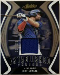 Jeff McNeil #ET-JM Baseball Cards 2022 Panini Absolute Established Threads Prices