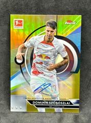 Dominik Szoboszlai [Gold] Soccer Cards 2022 Topps Finest Bundesliga Autographs Prices
