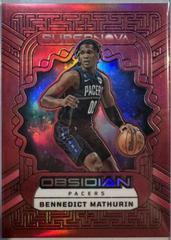 Bennedict Mathurin [Red Flood] #2 Basketball Cards 2022 Panini Obsidian Supernova Prices
