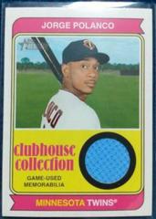 Jorge Polanco #CCR-JP Baseball Cards 2023 Topps Heritage Clubhouse Collection Relics Prices