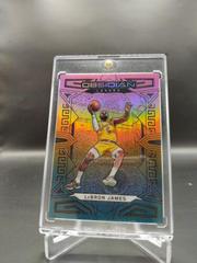 LeBron James [Neon Flood] #36 Basketball Cards 2022 Panini Obsidian Prices