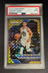Stephen Curry [Gold] #81 Basketball Cards 2016 Panini Prizm Mosaic Prices