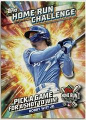 Bobby Witt Jr. Baseball Cards 2024 Topps Home Run Challenge Prices